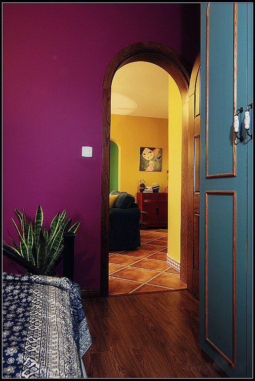 美色花園設(shè)計(jì)混搭風(fēng)格裝修效果