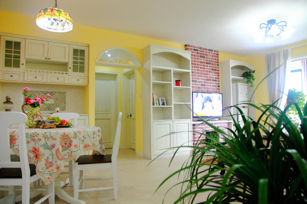 3室2廳簡(jiǎn)約田園美屋風(fēng)格裝修效果