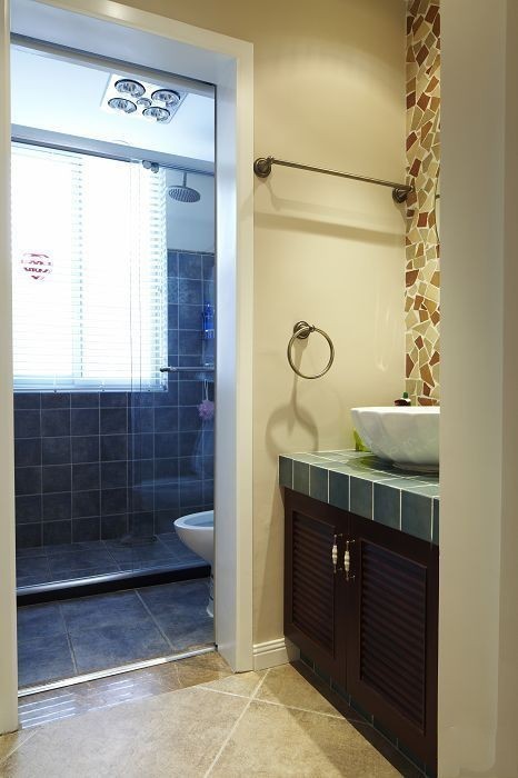 高貴特寫(xiě)地中海美式混搭三居室風(fēng)格裝修